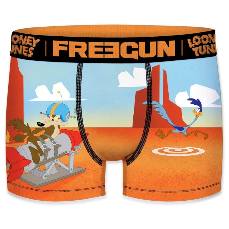 Boxers Looney Tunes Freegun Pour Homme Sous Vetement Bugs Bunny Taz