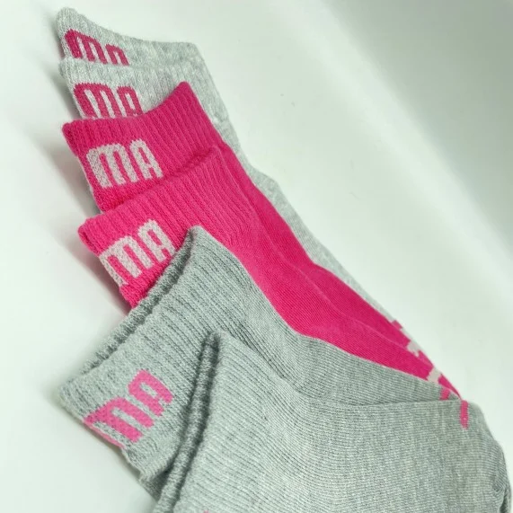 Chaussettes Femme-Fille Uni trois-quart (Chaussettes) PUMA chez FrenchMarket