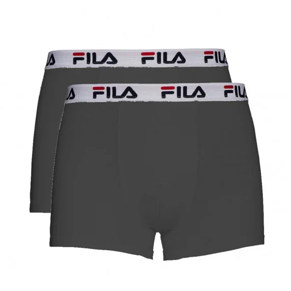 Lot de 2 Boxers FILA Homme en Coton Rouge (Boxershorts für Männer) Fila auf FrenchMarket