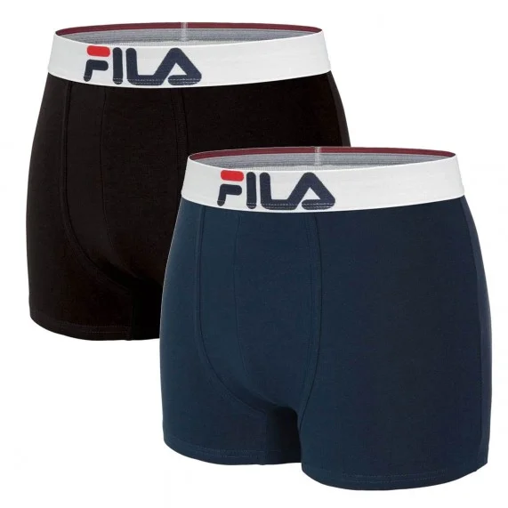 Lot de 2 Boxers Homme Coton (Lot boxers Homme) Fila chez FrenchMarket