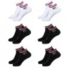 Pack of 6 Pairs Quarter Socks Sport Logo (Sports socks) Fila on FrenchMarket