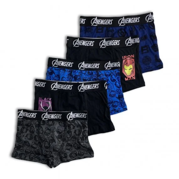 5er-Set Avengers Baumwoll-Boxershorts für Jungen (Boxershorts für Jungen) French Market auf FrenchMarket