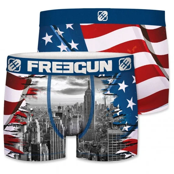 Herren USA Flagge Boxer (Boxershorts) Freegun auf FrenchMarket