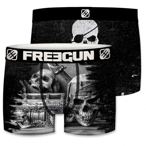 Herren Piratenflagge Boxer (Boxershorts) Freegun auf FrenchMarket