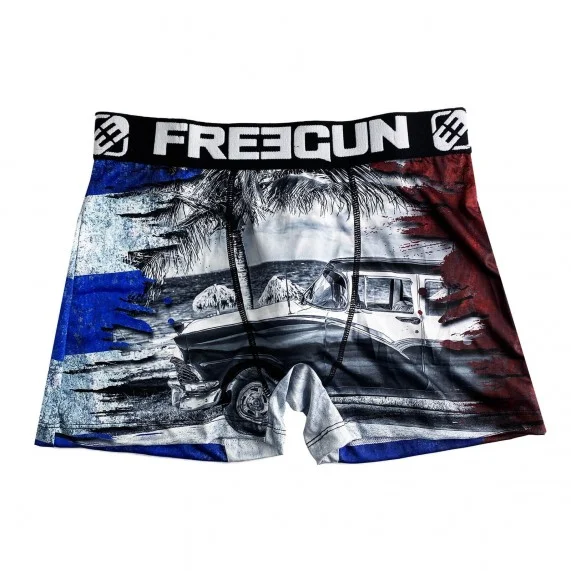 Boxer Herren Kuba-Flagge (Boxershorts) Freegun auf FrenchMarket