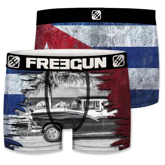 Boxer Homme Drapeau Cuba (Boxers Homme) Freegun chez FrenchMarket