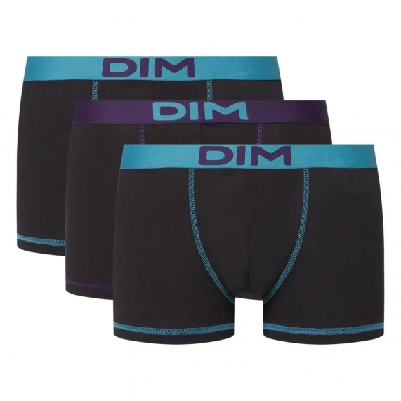 Lot de 3 Boxers Homme Mix & Colors (Lot boxers Homme) Dim chez FrenchMarket