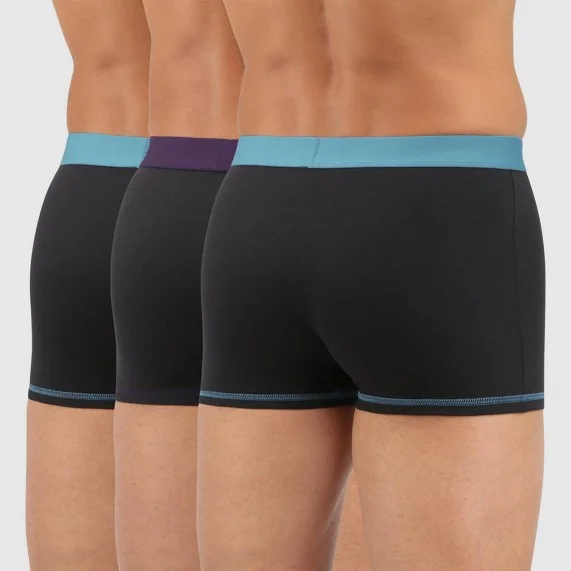 Set van 3 gemengde & gekleurde boxers voor mannen (Herenboxershorts) Dim chez FrenchMarket