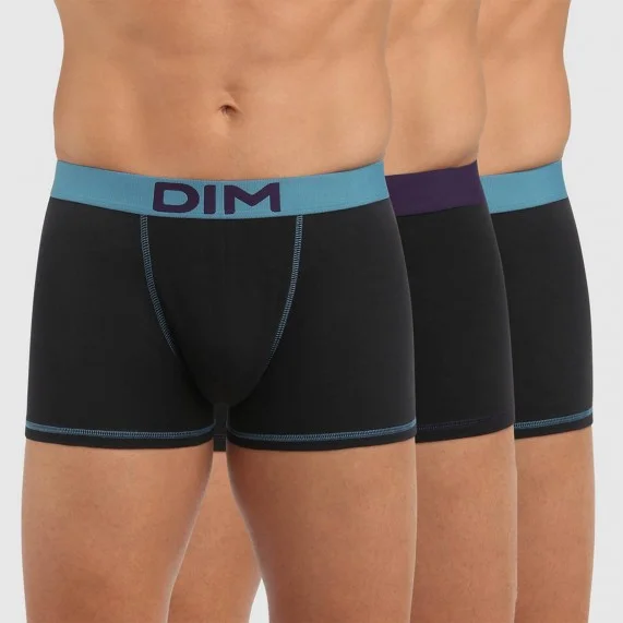 Lot de 3 Boxers Homme Mix & Colors (Lot boxers Homme) Dim chez FrenchMarket