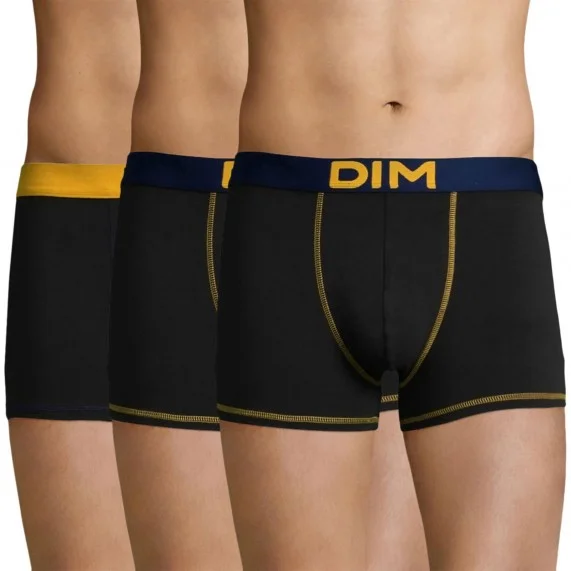 Set van 3 gemengde & gekleurde boxers voor mannen (Herenboxershorts) Dim chez FrenchMarket