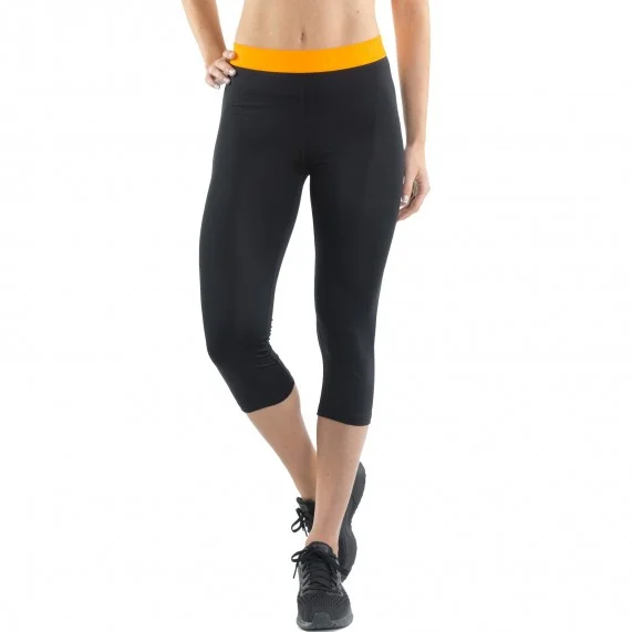 FREEGUN AKTIV Donna Microfibra Sport Legging 3/4 Nero (Leggings sportivi) Freegun chez FrenchMarket