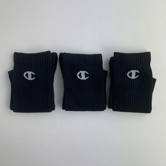 Chaussettes Hautes Crew Logo Lot de 3 (Chaussettes de sport) Champion chez FrenchMarket