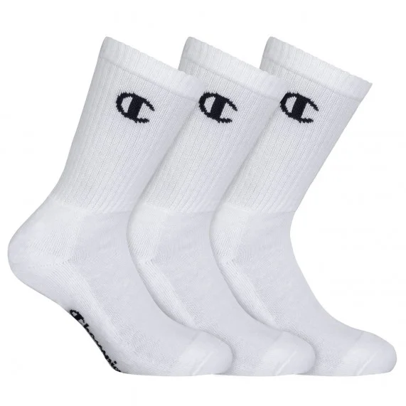 3 Paar Crew Logo Socken (Sport) Champion auf FrenchMarket