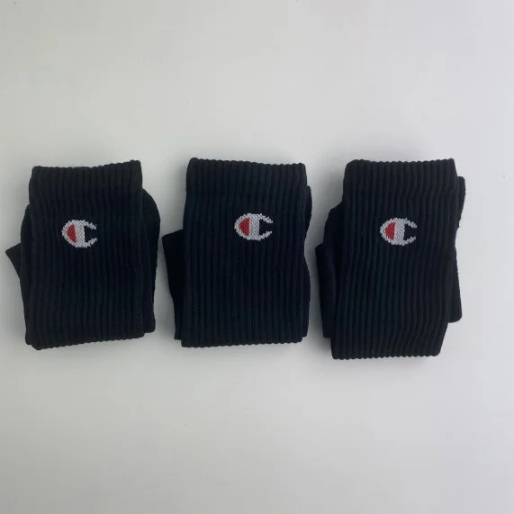 3 Pairs of Crew Logo Socks (Sports socks) Champion on FrenchMarket