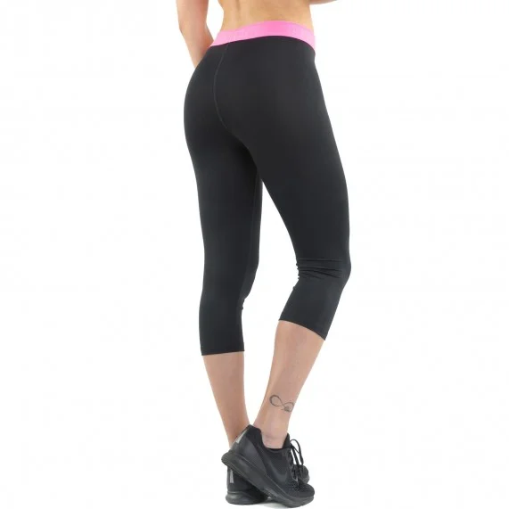 Legging de Sport FREEGUN AKTIV en microfibre pour femme 3/4 noir (Leggings Sport) Freegun chez FrenchMarket