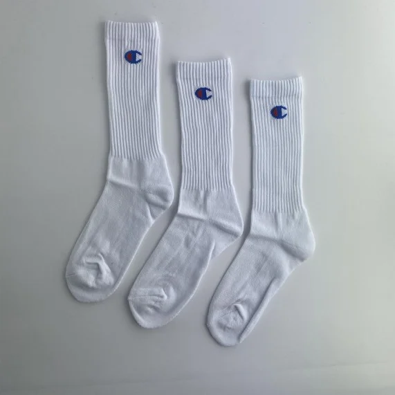 Chaussettes Hautes Crew Logo Lot de 3 (Chaussettes de sport) Champion chez FrenchMarket