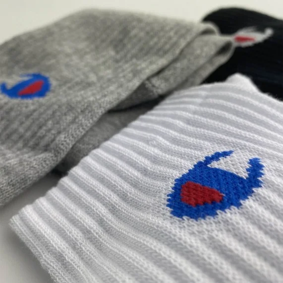 3 Paar Crew Logo Socken (Sport) Champion auf FrenchMarket