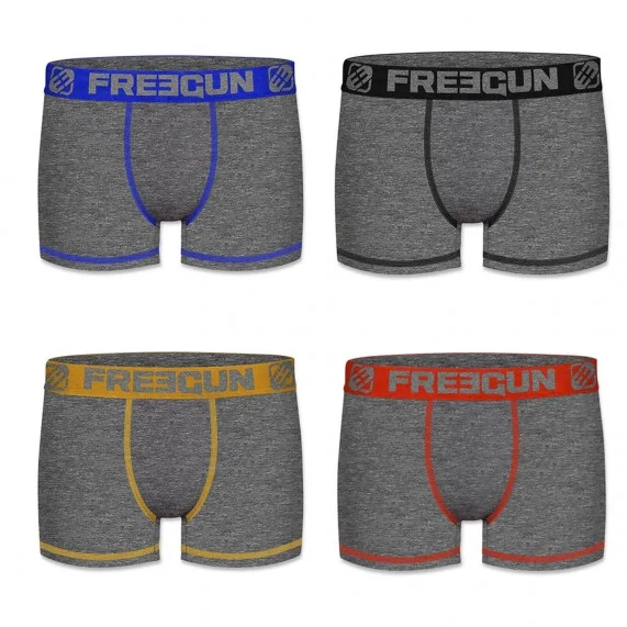 Set of 4 Men's Jeans Boxers (Boxers) Freegun on FrenchMarket