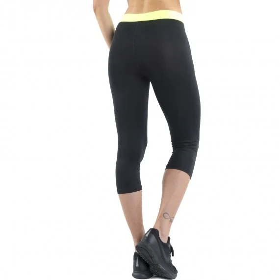 FREEGUN AKTIV Donna Microfibra Sport Legging 3/4 Nero (Leggings sportivi) Freegun chez FrenchMarket