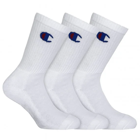 3 Pairs of Crew Logo Socks (Sports socks) Champion on FrenchMarket