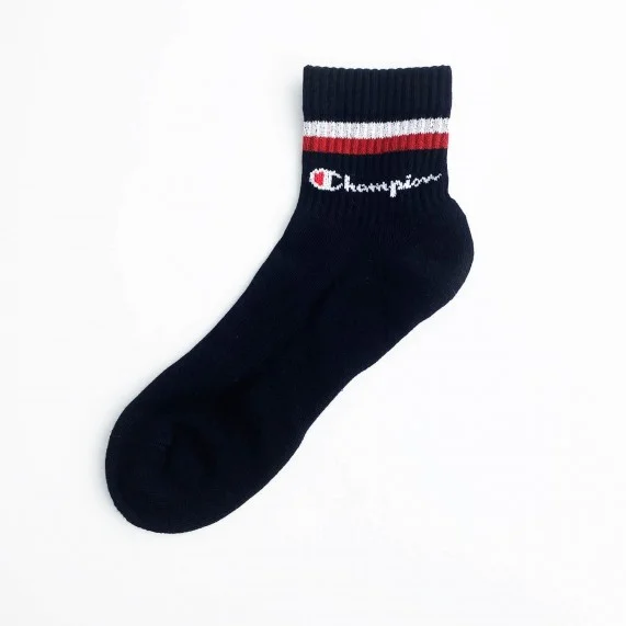 Classic Stripes Short Socks Set of 3 (Sports socks) Champion on FrenchMarket