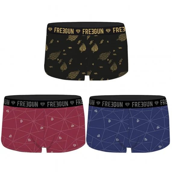 Juego de 3 shorts de niña de fantasía (Boxers/Shorty) Freegun chez FrenchMarket