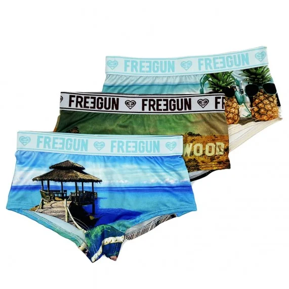 FREEGUN Lot de 3 Shorties Fille (Boxers/Shorty) Freegun chez FrenchMarket