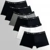 Set di 6 boxer da uomo in cotone elasticizzato (Boxer da uomo) Dim chez FrenchMarket