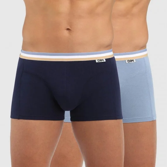 Lot de 2 Boxers Homme EcoDim Coton Stretch (Boxers) Dim chez FrenchMarket