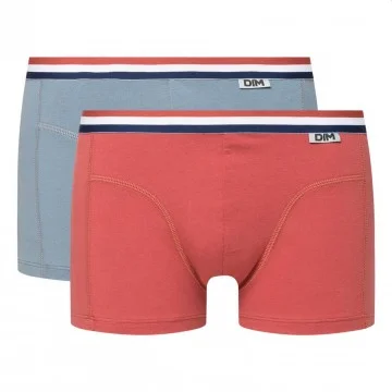 Set van 2 mannenboxers EcoDim Cotton Stretch (Herenboxershorts) Dim chez FrenchMarket