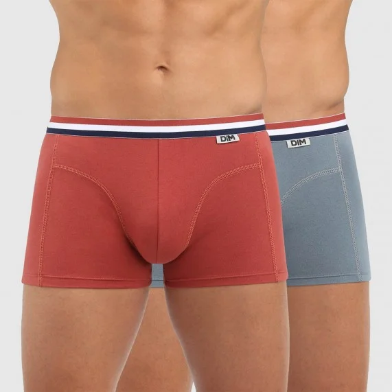 2er-Pack Boxershorts für Herren EcoDim Baumwolle Stretch (Boxershorts für Männer) Dim auf FrenchMarket