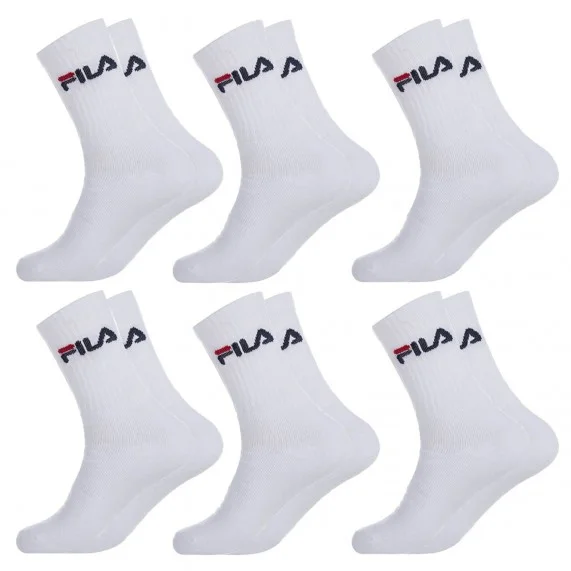 Lote de 6 pares de calcetines deportivos Crew (Calcetines deportivos) Fila chez FrenchMarket