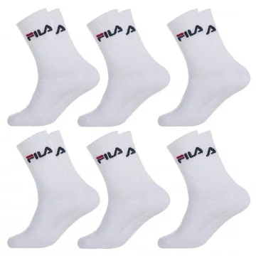 Lote de 6 pares de calcetines deportivos altos (Calcetines deportivos) Fila chez FrenchMarket