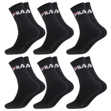 Lote de 6 pares de calcetines deportivos altos (Calcetines deportivos) Fila chez FrenchMarket