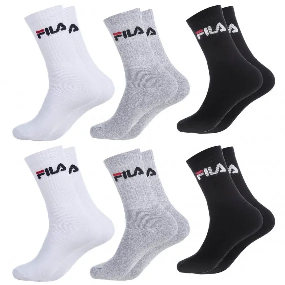 Lote de 6 pares de calcetines deportivos Crew (Calcetines deportivos) Fila chez FrenchMarket