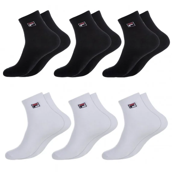 6 Paar Quarter-Socken Sport Logo (Sport) Fila auf FrenchMarket