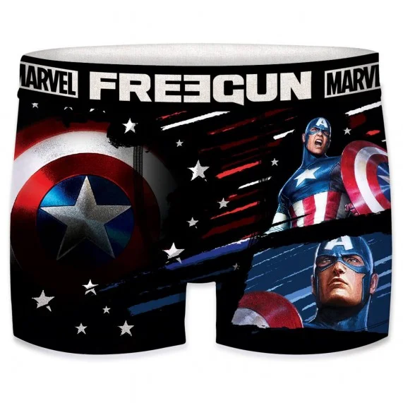 Boxer Freegun Homme Marvel Captain America (Boxers) Freegun chez FrenchMarket