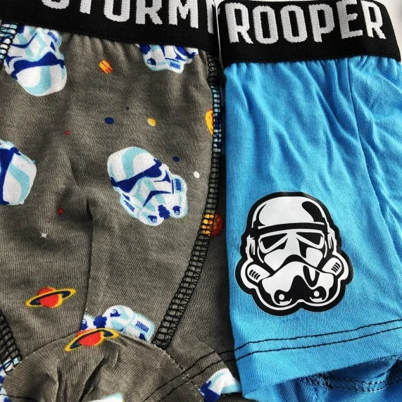 Set van 5 Stormtrooper katoenen boxer slipjes voor jongens (Jongensboxershort) French Market chez FrenchMarket