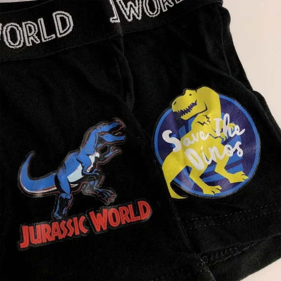 Lot de 5 Boxers Coton Garçon Jurassic World (Lot boxers Garçon) French Market chez FrenchMarket