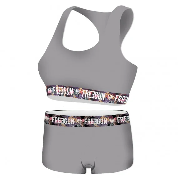 Ensemble Femme Brassière Shorties Coton Bio (Brassières) Freegun chez FrenchMarket