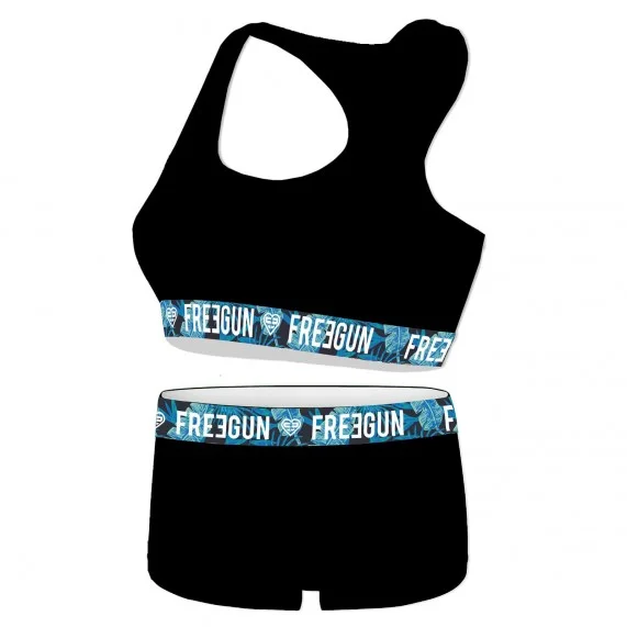 Ensemble Femme Brassière Shorties Coton Bio (Brassières) Freegun chez FrenchMarket