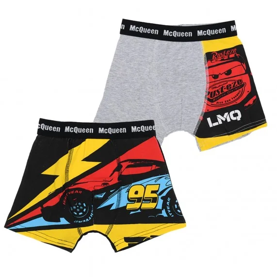 Lot de 2 Boxers Coton Garçon Cars (Boksers) French Market chez FrenchMarket