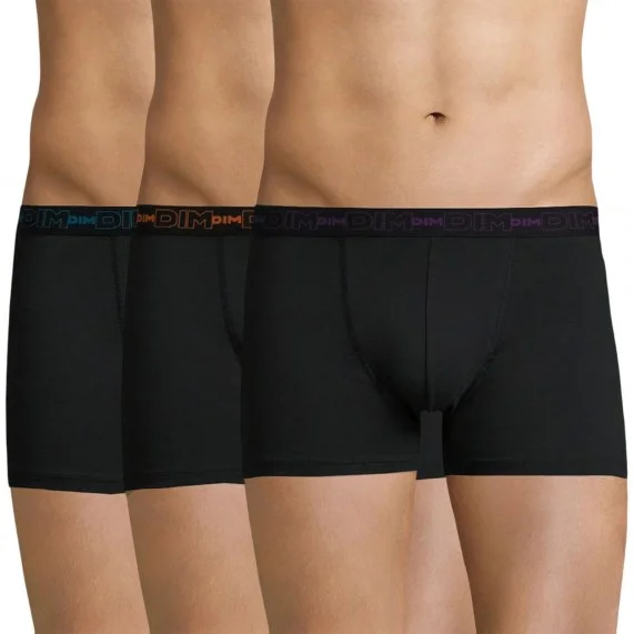 Set van 3 mannenboxers van elastisch katoen (Herenboxershorts) Dim chez FrenchMarket