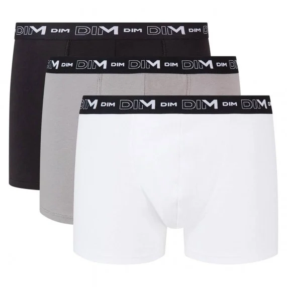 Set di 3 Boxer da uomo in cotone stretch (Boxer da uomo) Dim chez FrenchMarket