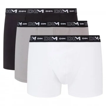 Set van 3 mannenboxers van elastisch katoen (Herenboxershorts) Dim chez FrenchMarket