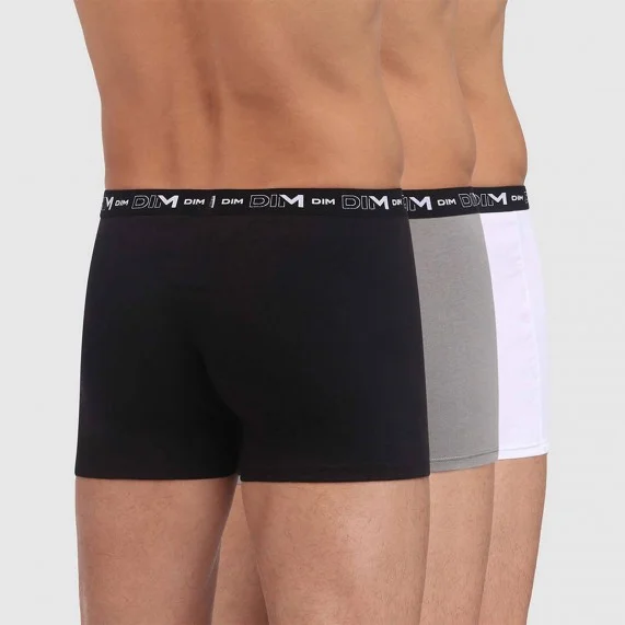 Set of 3 Men's Cotton Stretch Boxers (Boxers) Dim on FrenchMarket