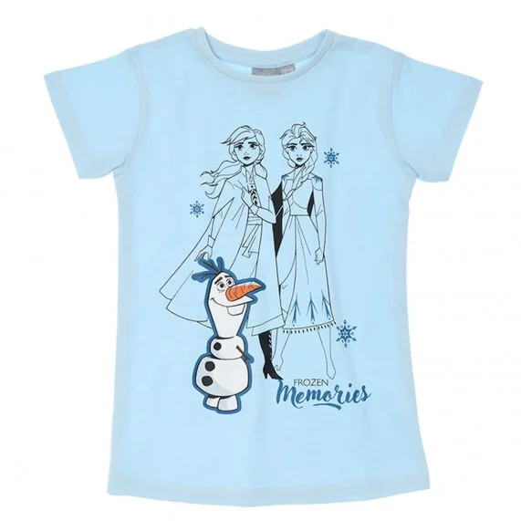 La Reine Des Neiges - T-Shirt Fille en Coton (T-Shirts) French Market chez FrenchMarket