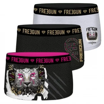 Set of 3 Fancy Girl Shorties (Boxers/Shorty) Freegun on FrenchMarket