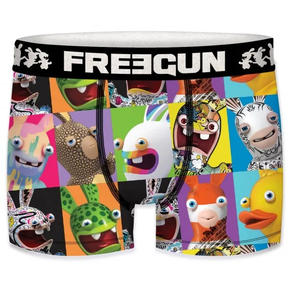 Set of 3 Men's Rabbids Boxers (Boxers) Freegun on FrenchMarket