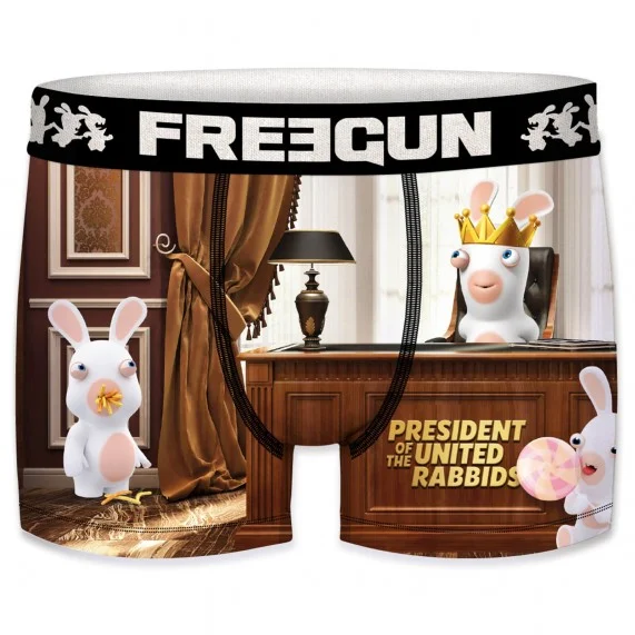 Set of 3 Men's Rabbids Boxers (Boxers) Freegun on FrenchMarket